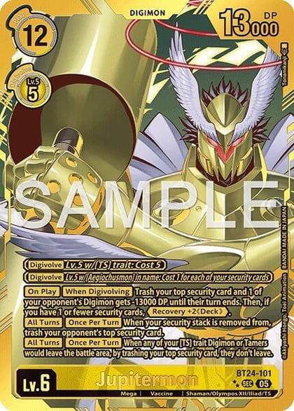 Jupitermon (Rare Pull), Time Stranger BT24-101 SEC