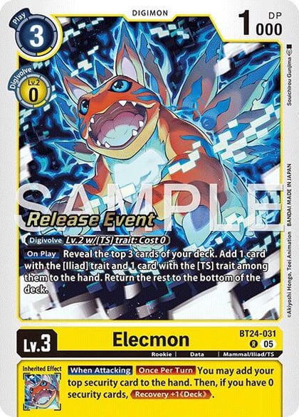 Elecmon, Time Stranger Release Event Cards BT24-031 R