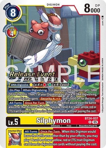 Silphymon, Time Stranger Release Event Cards BT24-037 R