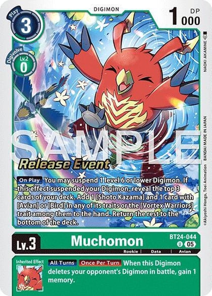 Muchomon, Time Stranger Release Event Cards BT24-044 U
