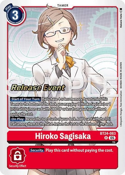 Hiroko Sagisaka, Time Stranger Release Event Cards BT24-083 R