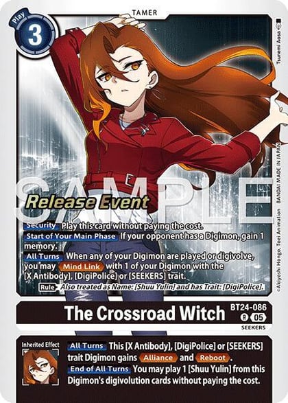 The Crossroad Witch, Time Stranger Release Event Cards BT24-086 R