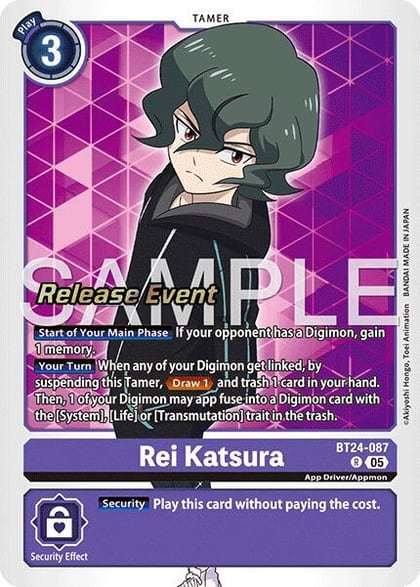 Rei Katsura, Time Stranger Release Event Cards BT24-087 R