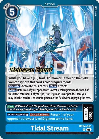 Tidal Stream, Time Stranger Release Event Cards BT24-091 U