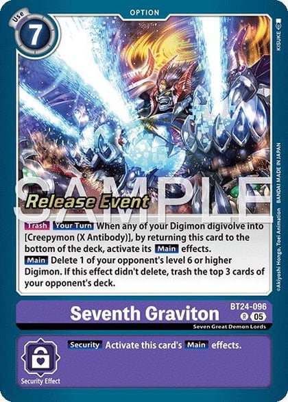 Seventh Graviton, Time Stranger Release Event Cards BT24-096 R