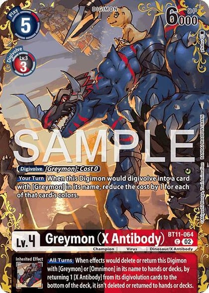 Greymon (X Antibody) - BT11-064 (Alternate Art), Dual Revolution BT11-064 C