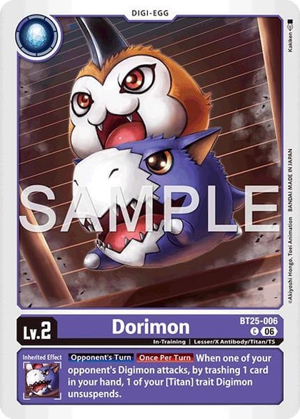 Dorimon, Dual Revolution BT25-006