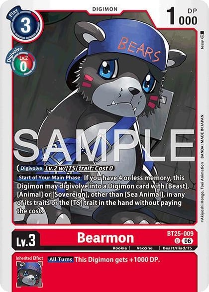 Bearmon - BT25-009, Dual Revolution BT25-009 U