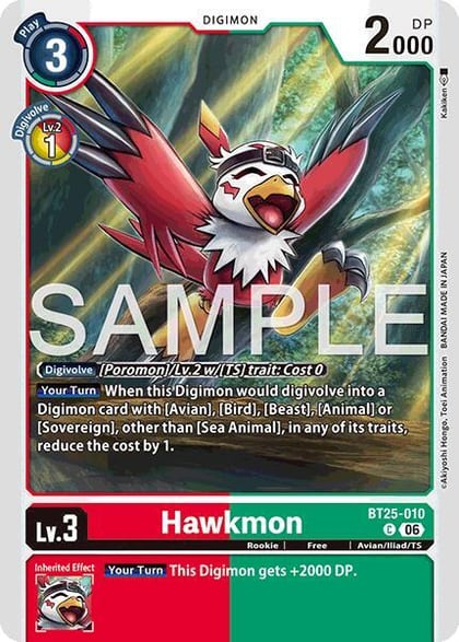 Hawkmon, Dual Revolution BT25-010 C