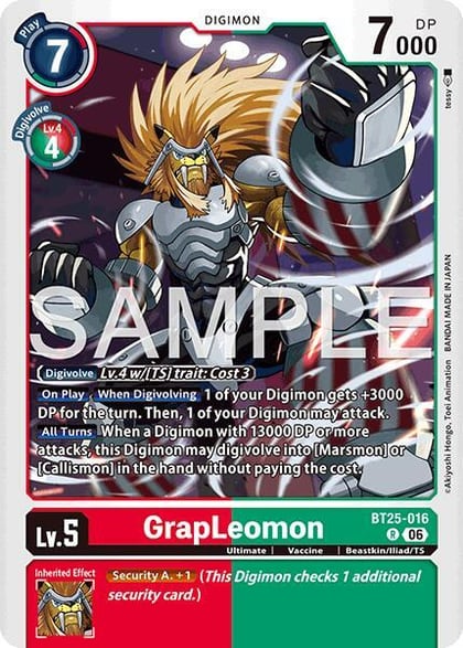 GrapLeomon, Dual Revolution BT25-016 R