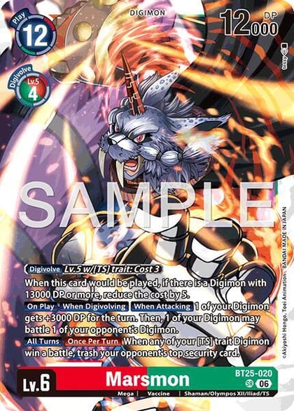 Marsmon, Dual Revolution BT25-020 SR