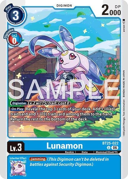 Lunamon, Dual Revolution BT25-022 U