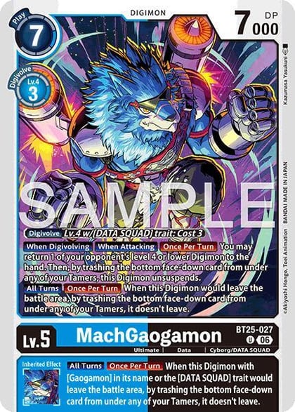 MachGaogamon, Dual Revolution BT25-027 U