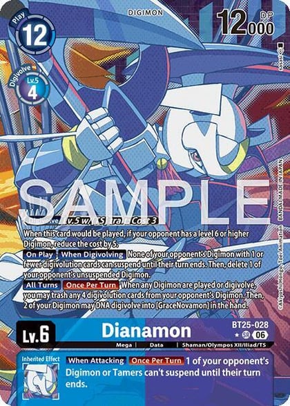 Dianamon (Alternate Art), Dual Revolution BT25-028 SR