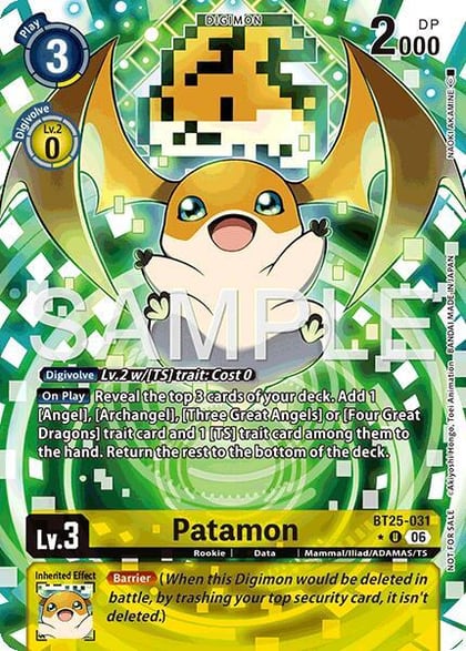 Patamon (Full Art), Dual Revolution BT25-031 U