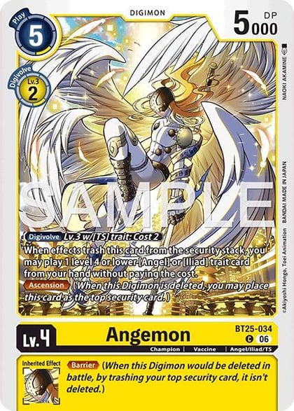 Angemon, Dual Revolution BT25-034 C