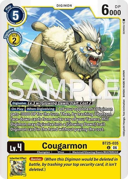 Cougarmon, Dual Revolution BT25-035 U