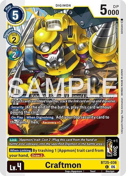 Craftmon, Dual Revolution BT25-036 C