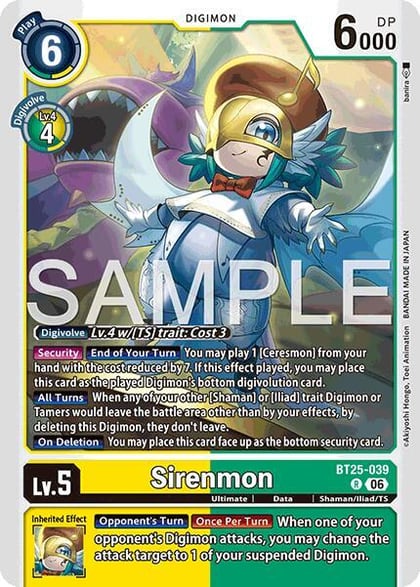 Sirenmon, Dual Revolution BT25-039 R