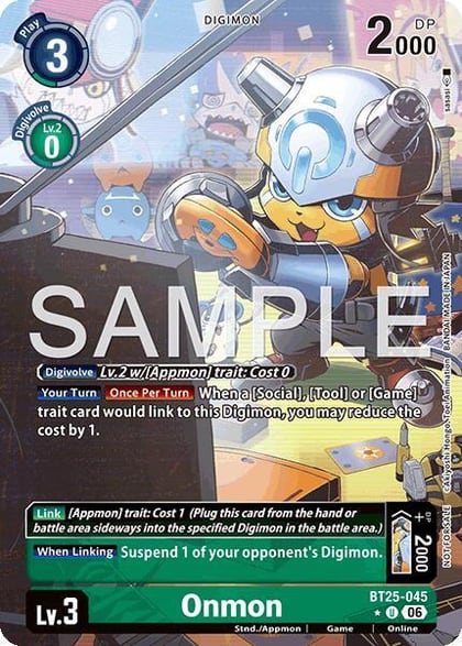 Onmon (Full Art), Dual Revolution BT25-045 U