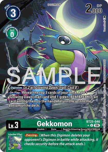 Gekkomon (Full Art), Dual Revolution BT25-046 U