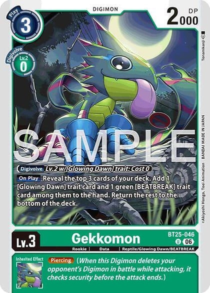 Gekkomon, Dual Revolution BT25-046 U