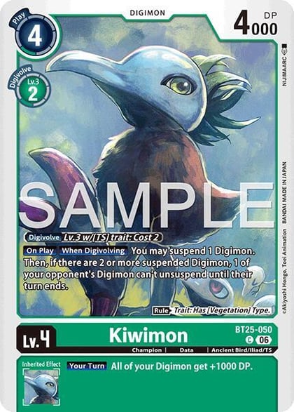 Kiwimon, Dual Revolution BT25-050 C