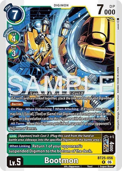 Bootmon, Dual Revolution BT25-056 R