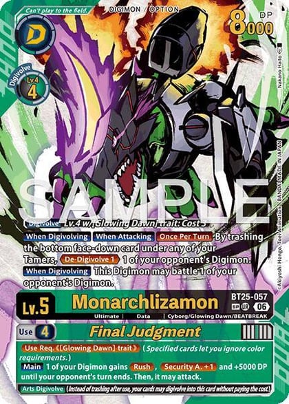Monarchlizamon // Final Judgement (SP), Dual Revolution BT25-057 UR