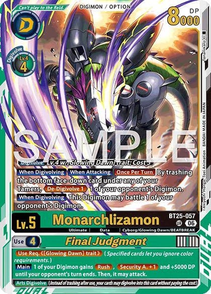 Monarchlizamon // Final Judgement, Dual Revolution BT25-057 UR