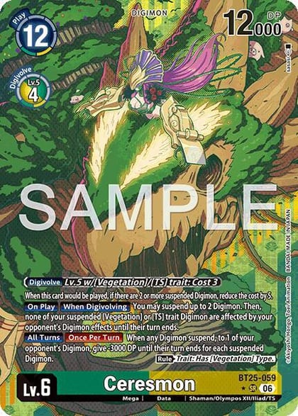 Ceresmon (Alternate Art), Dual Revolution BT25-059 SR