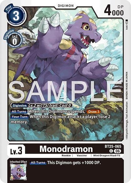 Monodramon, Dual Revolution BT25-065 C