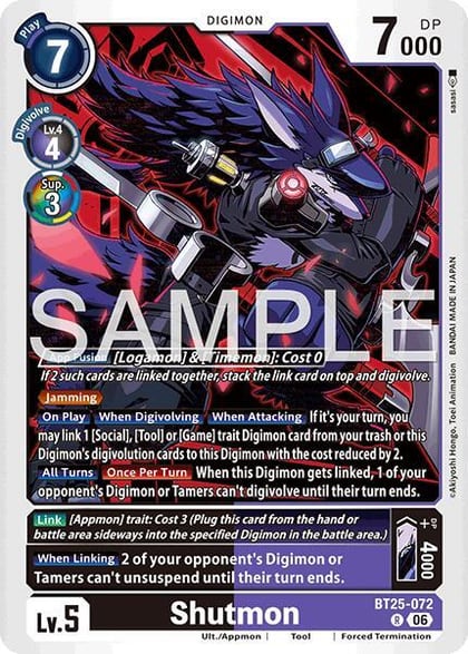 Shutmon, Dual Revolution BT25-072 R