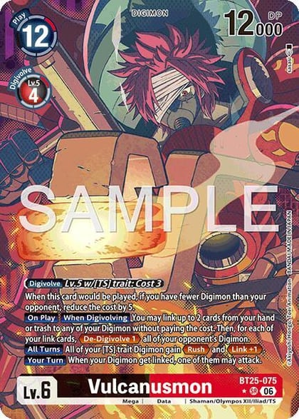 Vulcanusmon (Alternate Art), Dual Revolution BT25-075 SR