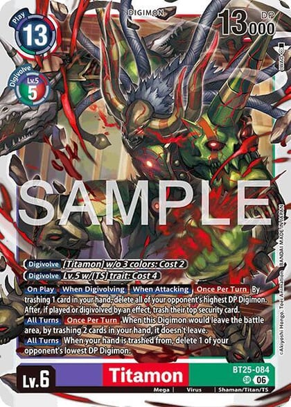 Titamon, Dual Revolution BT25-084 SR