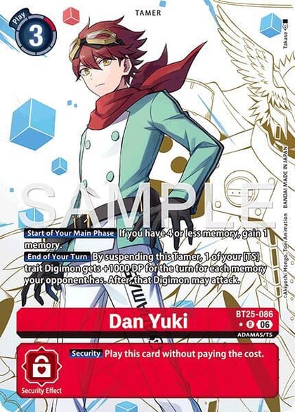 Dan Yuki (Alternate Art), Dual Revolution BT25-086 R