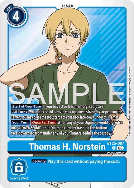 Thomas H. Norstein, Dual Revolution BT25-087 R