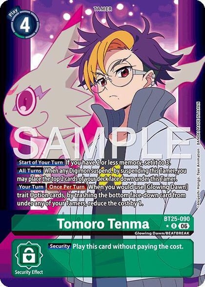 Tomoro Tenma (Alternate Art), Dual Revolution BT25-090 R