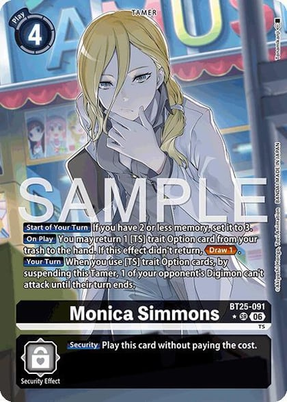 Monica Simmons (Alternate Art), Dual Revolution BT25-091