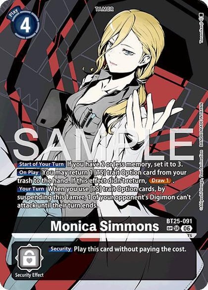 Monica Simmons (SP), Dual Revolution BT25-091 SR