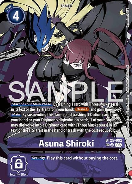 Asuna Shiroki (SP), Dual Revolution BT25-092 SR