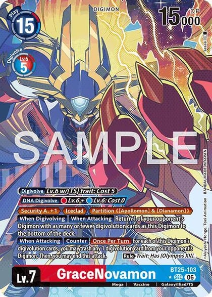 GraceNovamon (Alternate Art), Dual Revolution BT25-103 SEC