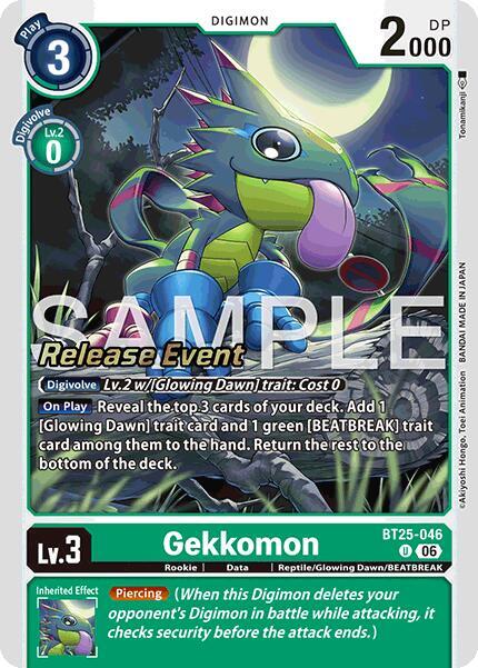 Gekkomon, Dual Revolution Release Event Cards BT25-046 U