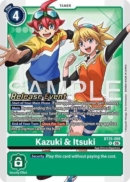 Kazuki & Itsuki, Dual Revolution Release Event Cards BT25-089 R