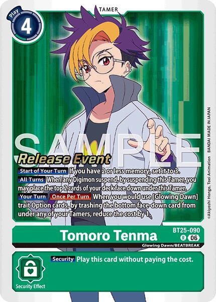 Tomoro Tenma, Dual Revolution Release Event Cards BT25-090 R