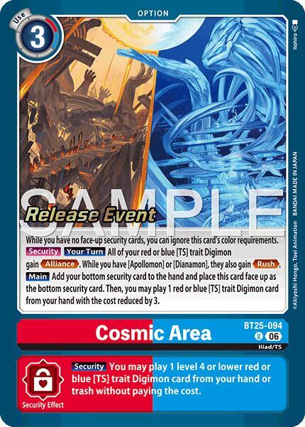 Cosmic Area, Dual Revolution Release Event Cards BT25-094 U