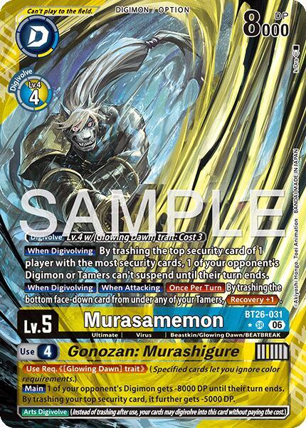 Murasamemon // Gonozan: Murashigure (Alternate Art), Timeless Bonds BT26-031 SR