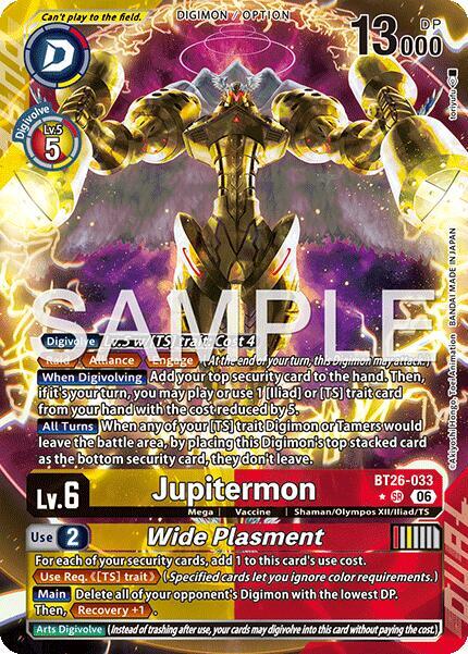 Jupitermon // Wide Plasmet (Alternate Art), Timeless Bonds BT26-033 SR