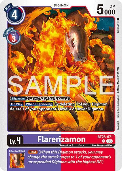 Flarerizamon, Timeless Bonds BT26-071 C