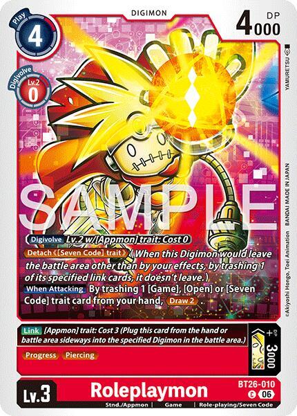 Roleplaymon, Timeless Bonds BT26-010 C